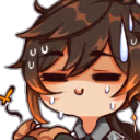 ZhongliSweat emote