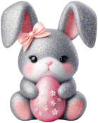 Cutebunnyglitter2 emote