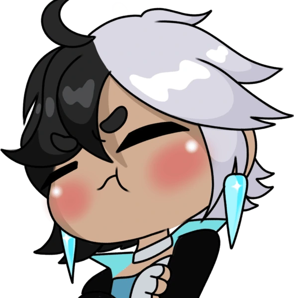 LunaSnowPouty emote