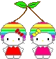 HelloKittyCherry emote