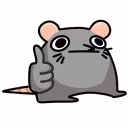 ThumbsUpRat emote