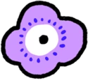 purple_eye_flower emote