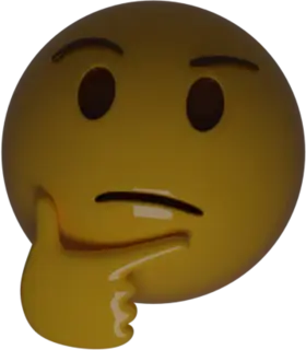 3D_Thinking_Emoji sticker