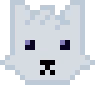 PixelPolarFox emote