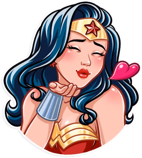WonderWomanBlowKiss emote