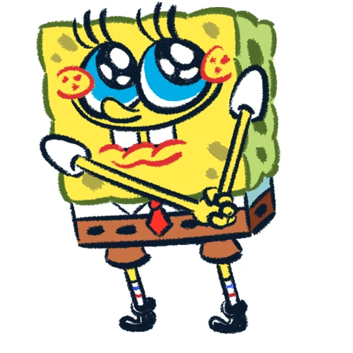 SpongebobCute emote