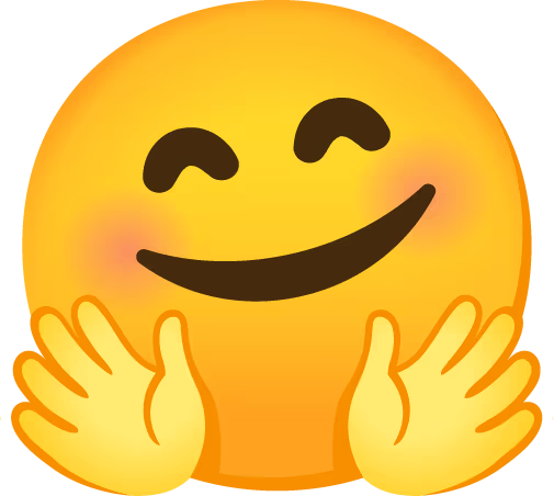 SmilingFacewithOpenHandsEmoji emote