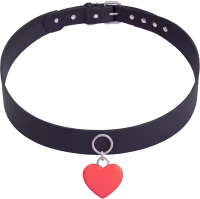 Blackchokerwithredheart emote
