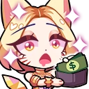 kdaprestigeahri_takemymoney emoji