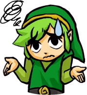 LinkShrugGreen emote