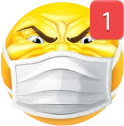 AngryManWithMaskPing emote