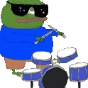 Pepe_Drums emote