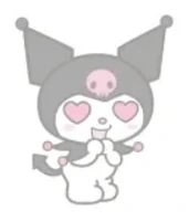 Kuromi_love emote