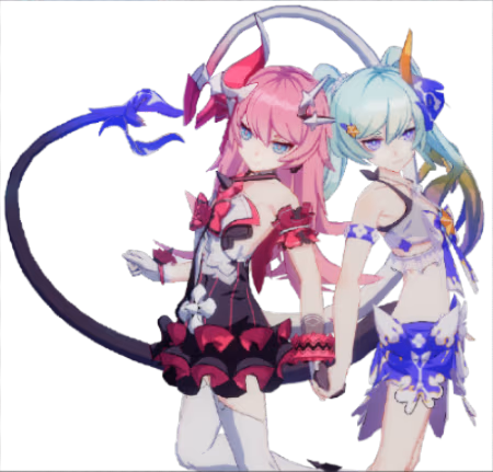 Lovely_Tails_Heart_Honkai emote