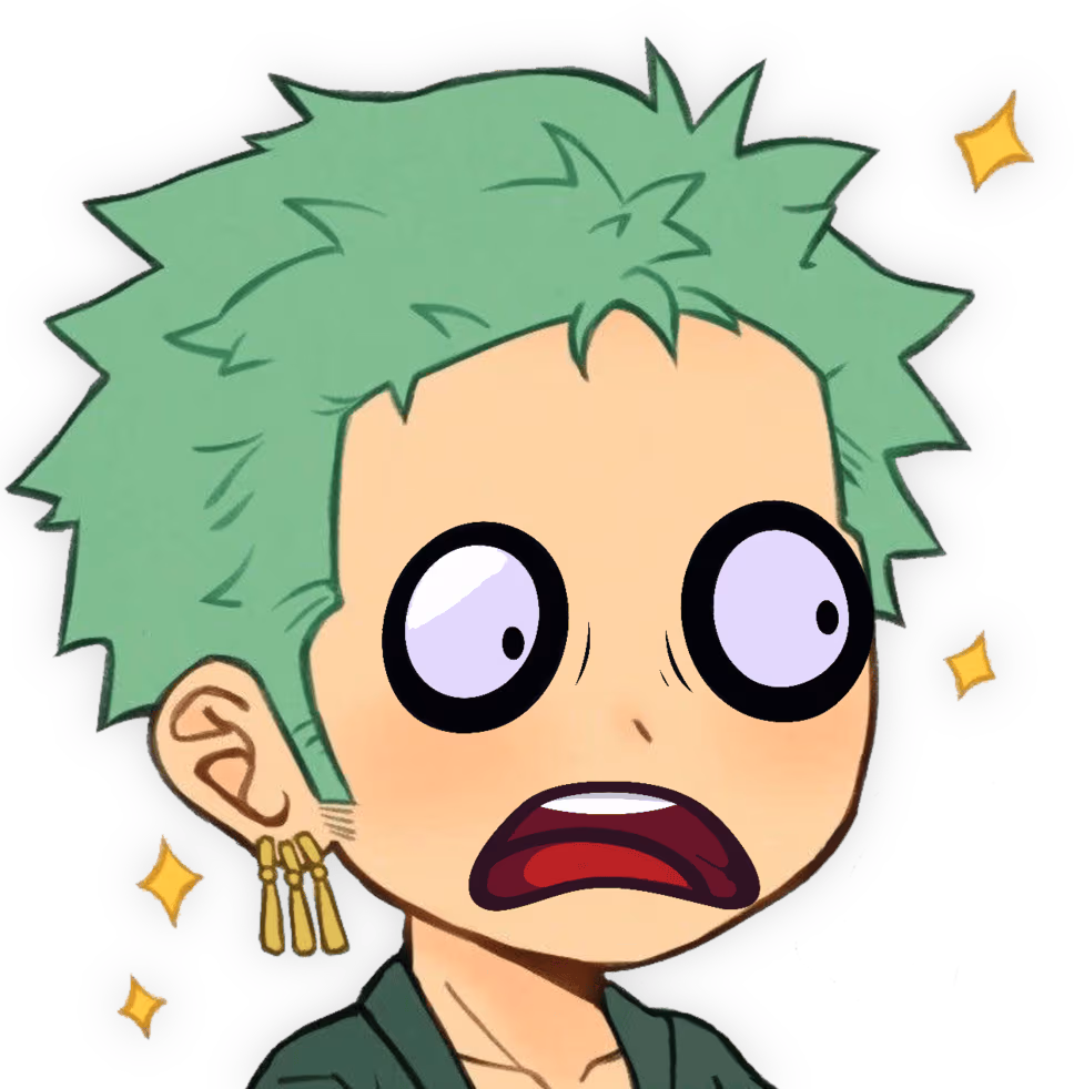 Zoro_Scared emote