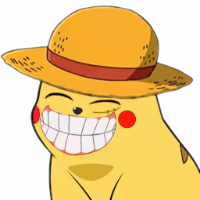 Pika_Luffy_Face emote