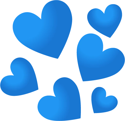 BlueHearts emote