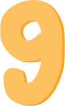 pastelorange_number_nine emote