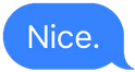 iMessageNice emote