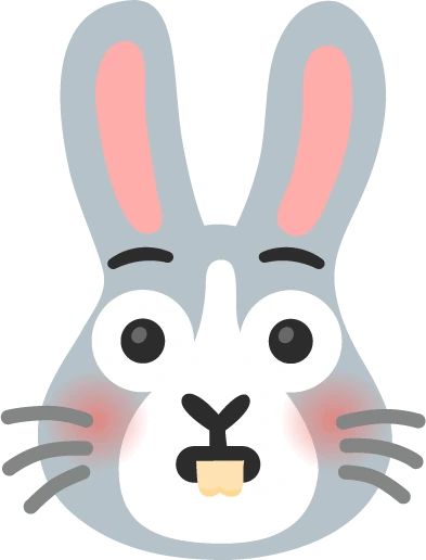 flushed_bunny emote