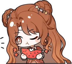 NikkiEating emote