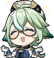Sucrose_Victory emote