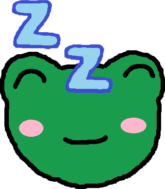 HappySleepingFrog emote