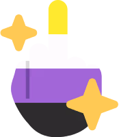 enby_middle_finger sticker