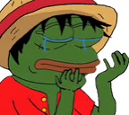 PepeLuffyHands emote