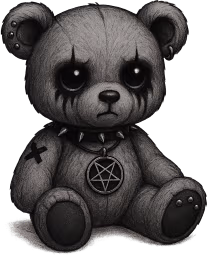 Gothic_teddybear emote