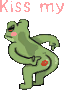 kiss_my_ass_frog emote