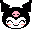 kuromi_blush emote