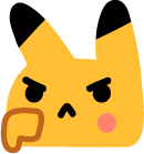 pikathumbsdown emote
