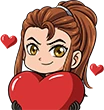 BrigitteHeart emote