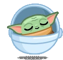 BabyYodaSleep emote