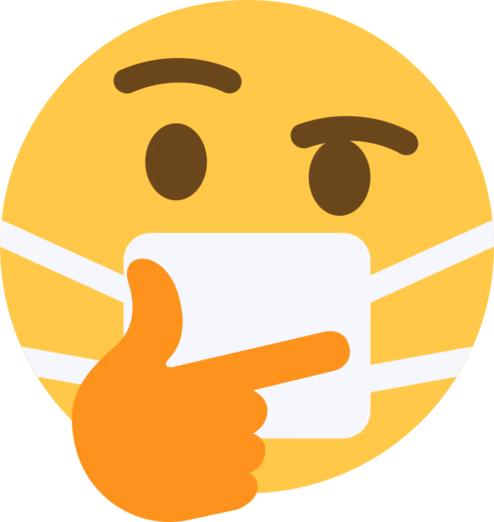 Maskthink emote