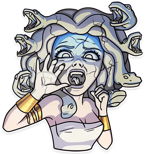 medusa_turned_stone emoji