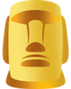 moyai_gold emote