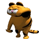 garfieldJam emote