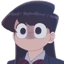 Komi_stare emote
