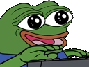 Peepo_TypingHappy emote