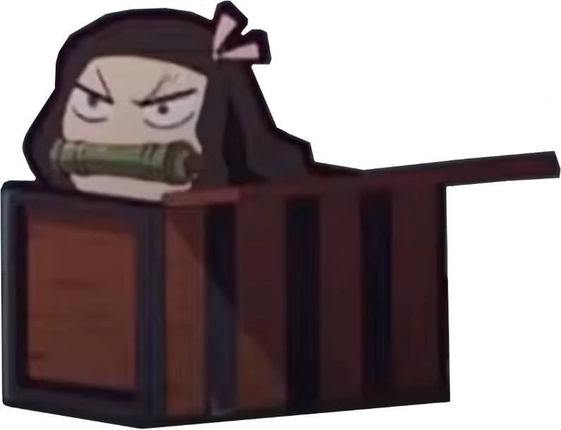AngryBoxNezuko emote