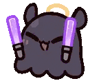 TakoCheerViolet animated emote