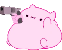 pinkbonkgun emote