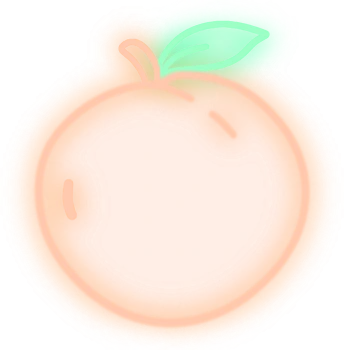 neon_peach_v2 emote