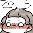 GirlBlush animated emote