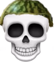 MelonSkull emote