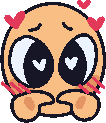 CuteBlushingHearts emote