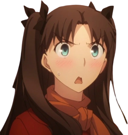 Embarrassed_tohsaka emote