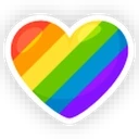 prideHeart emote
